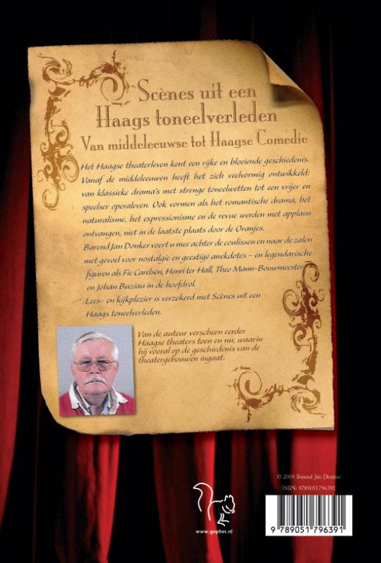 Achterkant van Scènes uit een Haags toneelverleden