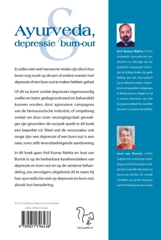 Achterkant van Ayurveda, depressie en burn-out