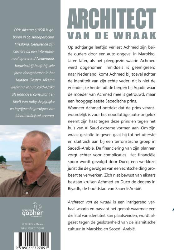 Achterkant van Architect van de wraak
