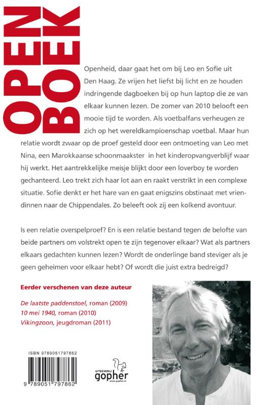 Achterkant van Open boek
