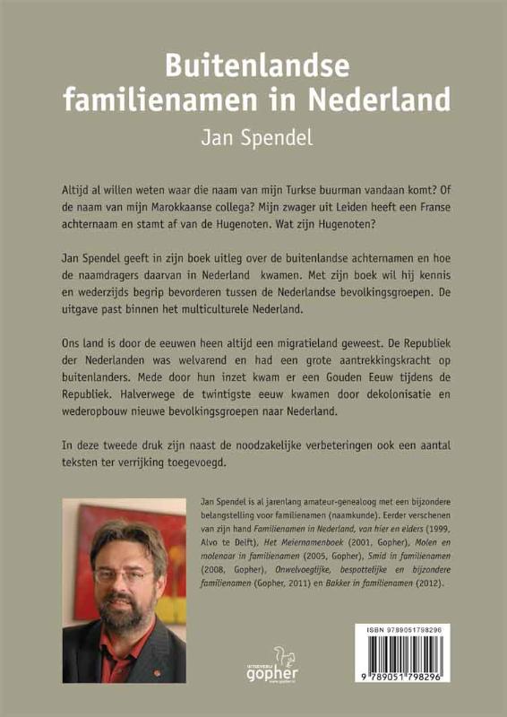 Achterkant van Buitenlandse familienamen in Nederland