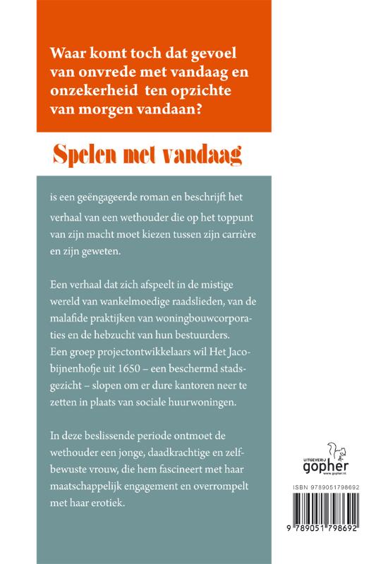 Achterkant van Spelen met vandaag
