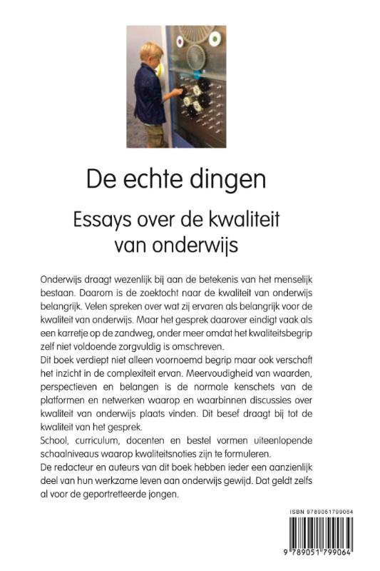 Achterkant van De echte dingen