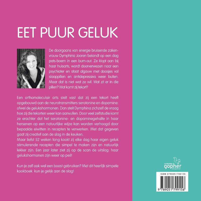 Achterkant van Eet puur geluk