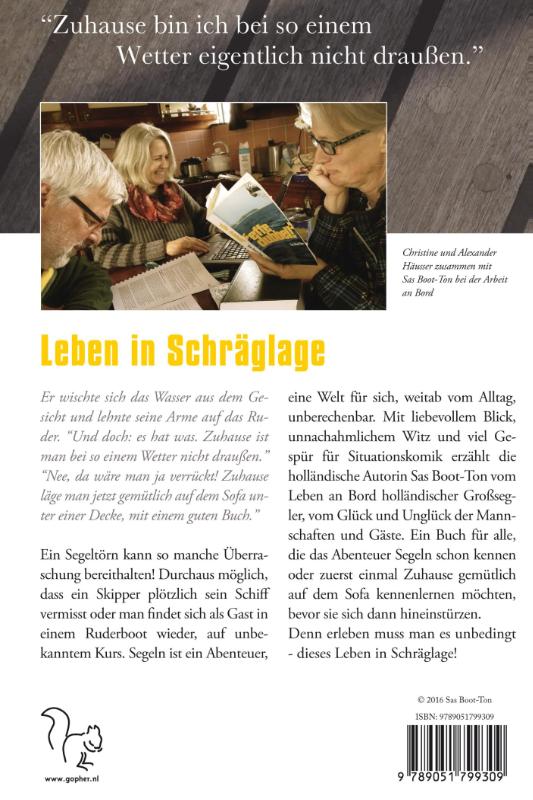 Achterkant van Leben in Schräglage
