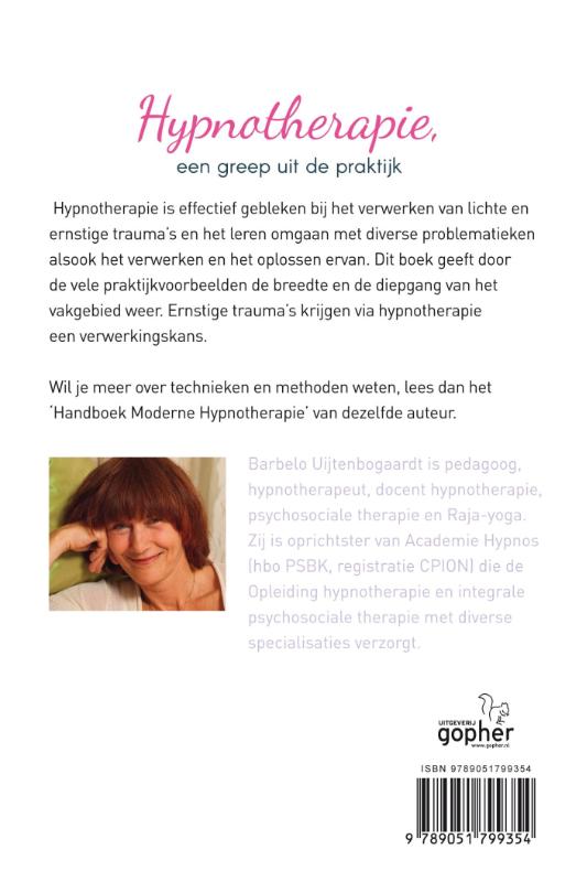 Achterkant van Hypnotherapie, een greep uit de praktijk