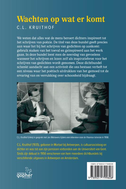 Achterkant van Wachten op wat er komt