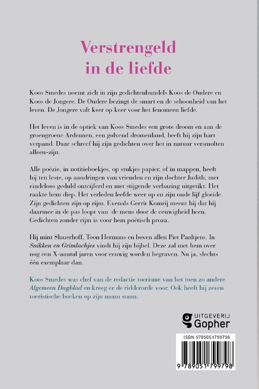 Achterkant van Verstrengeld in de liefde
