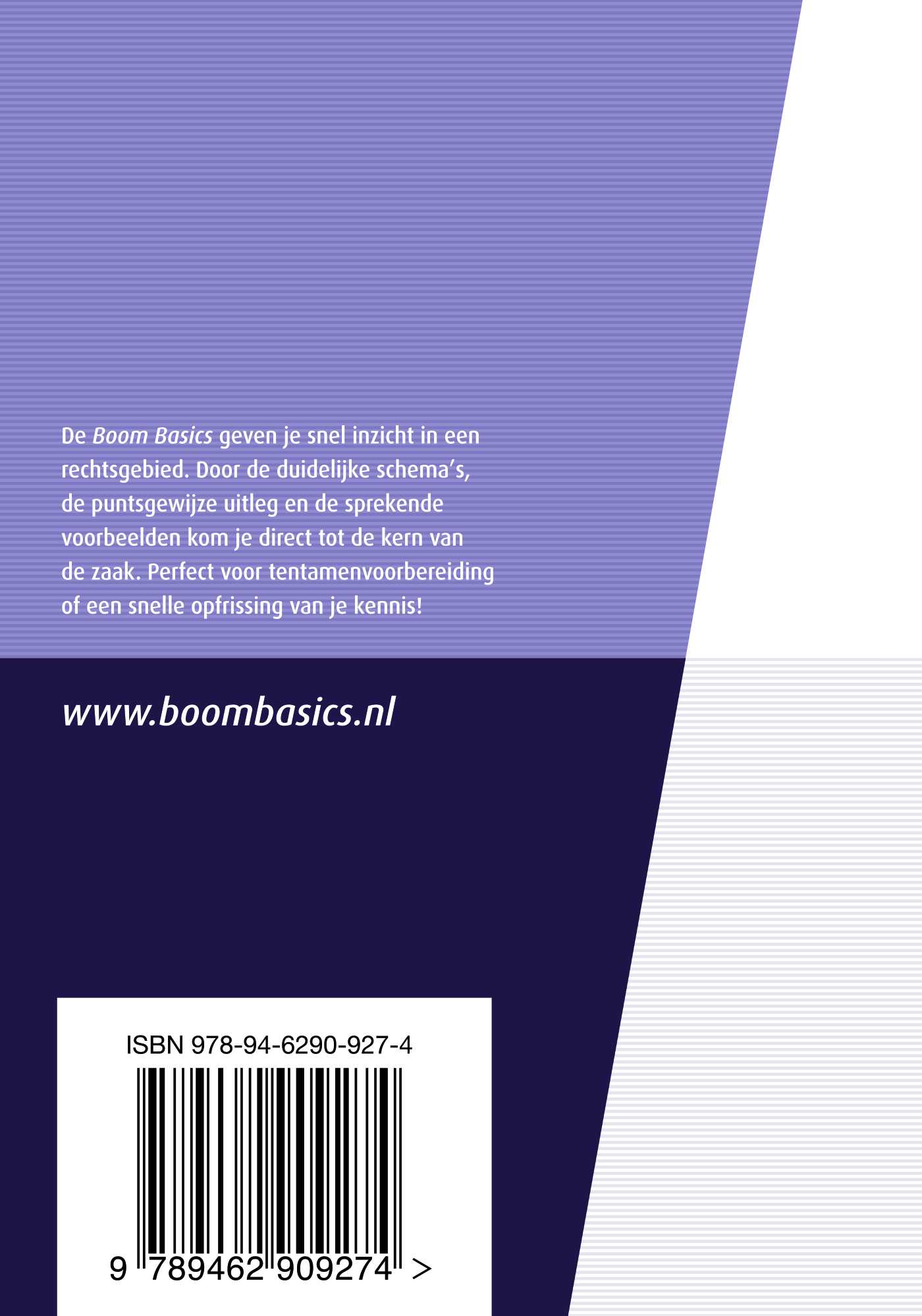 Achterkant van Boom Basics Belastingrecht