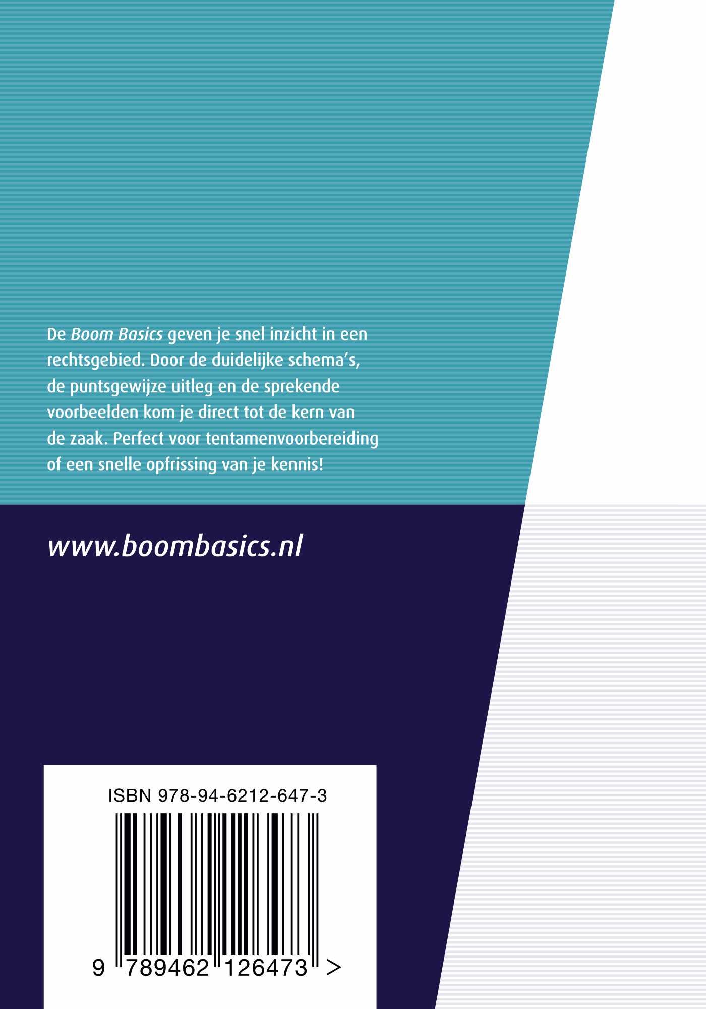 Achterkant van Boom Basics Strafrecht