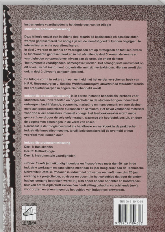 Achterkant van 3 Instrumentele vaardigheden