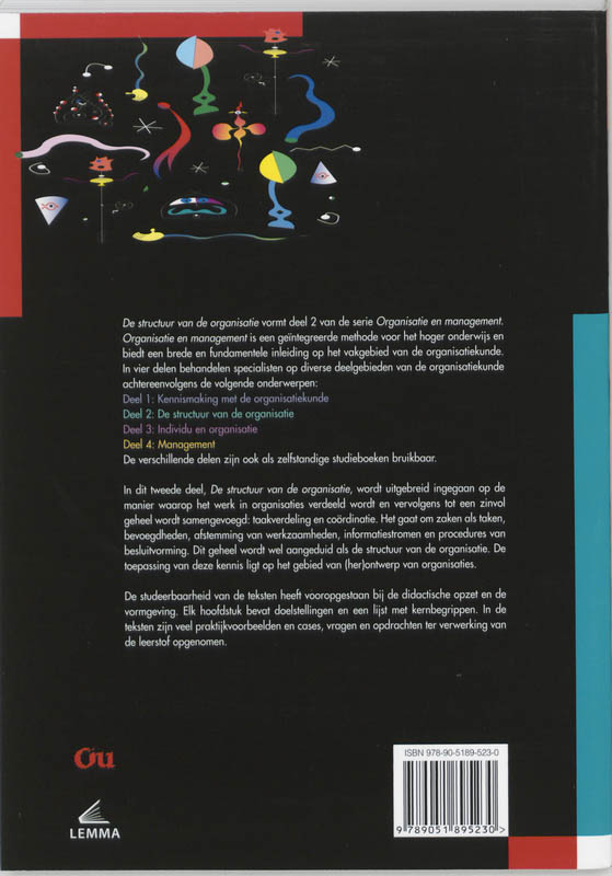 Achterkant van 2 De structuur van de organisatie