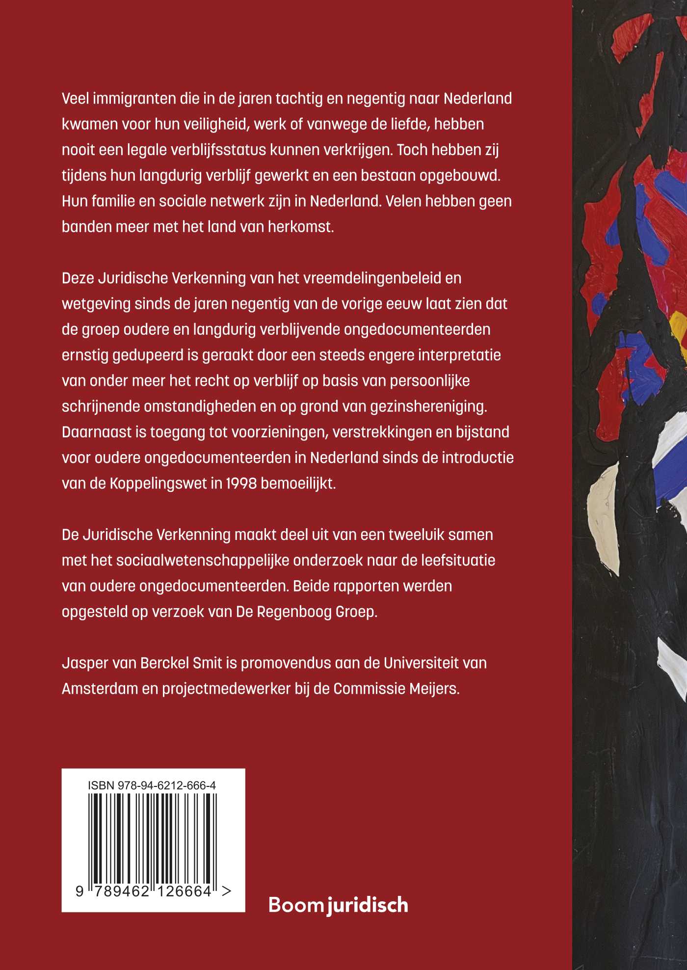 Achterkant van Juridische verkenning van het recht op voorzieningen en verblijf voor oudere ongedocumenteerden