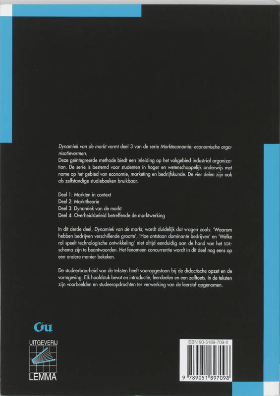 Achterkant van 3 Dynamiek van de markt