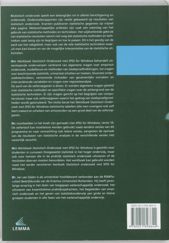 Achterkant van Werkboek