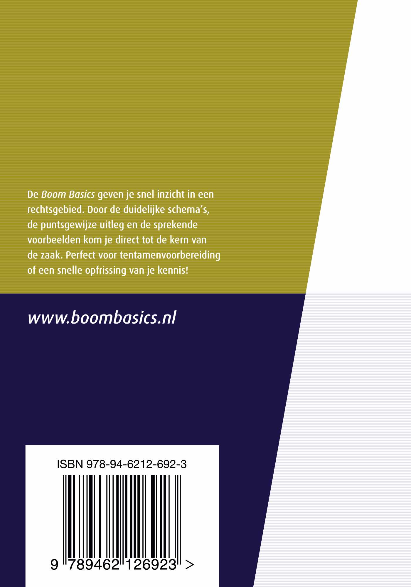 Achterkant van Boom Basics Insolventierecht