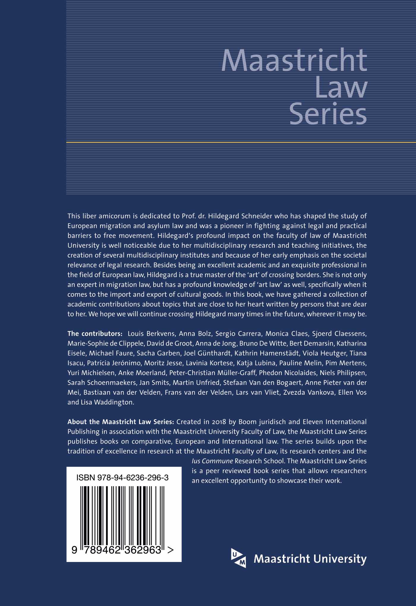 Achterkant van The Art of Moving Borders
