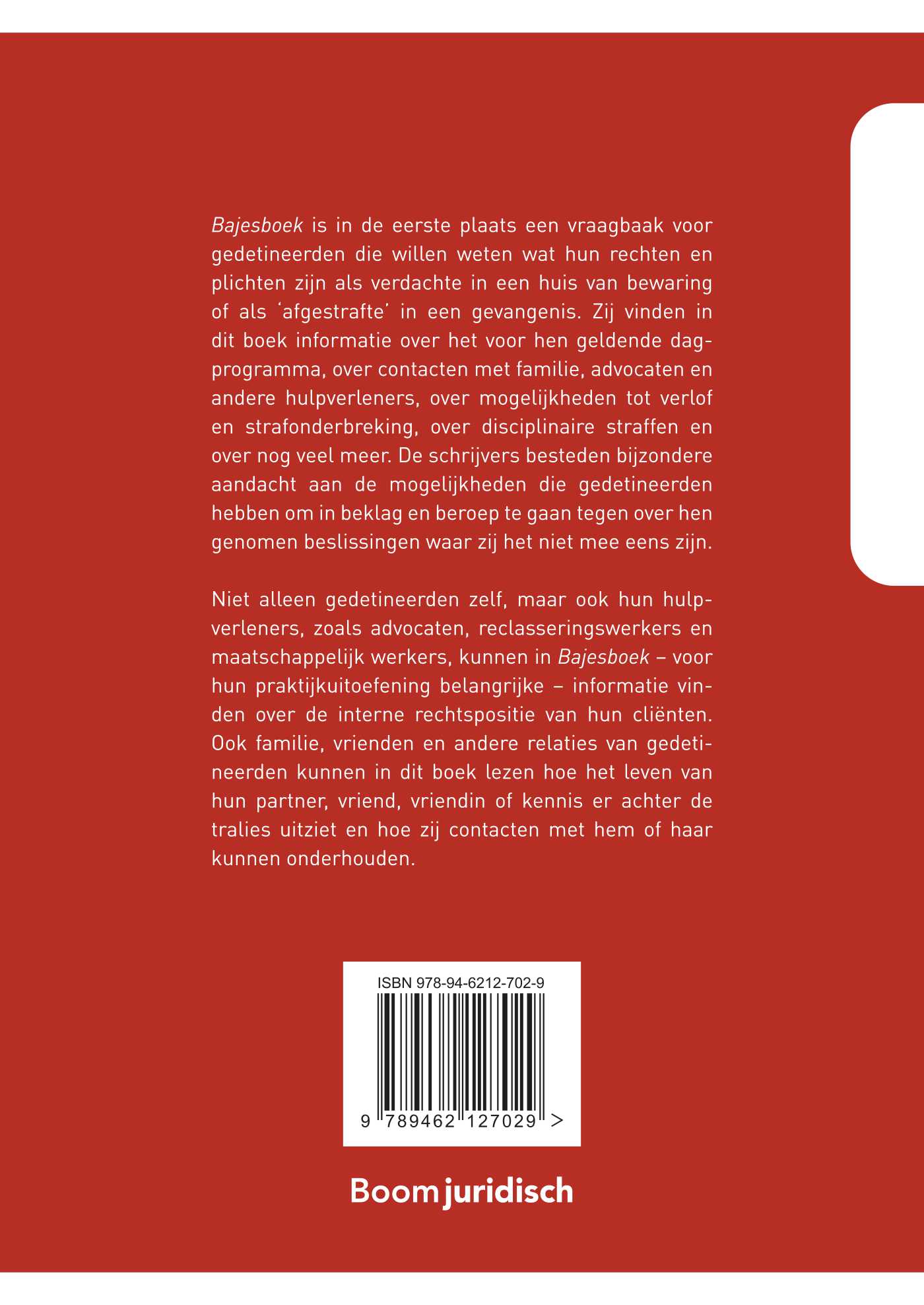 Achterkant van Bajesboek
