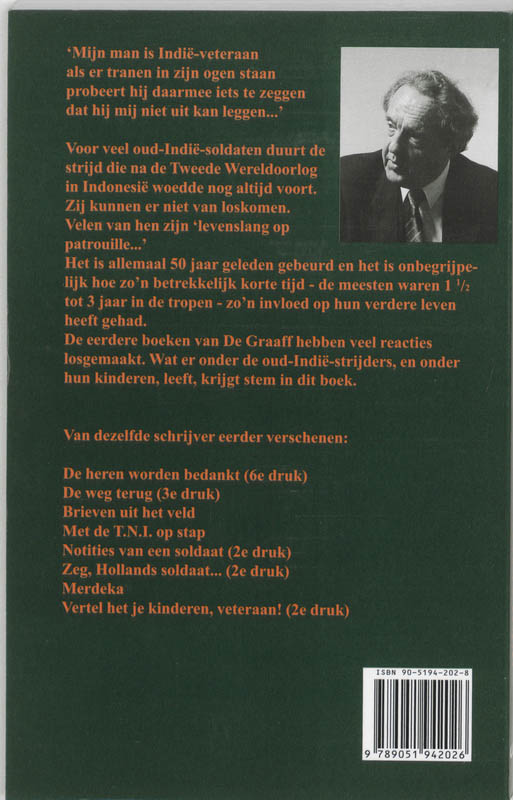 Achterkant van Levenslang op patrouille