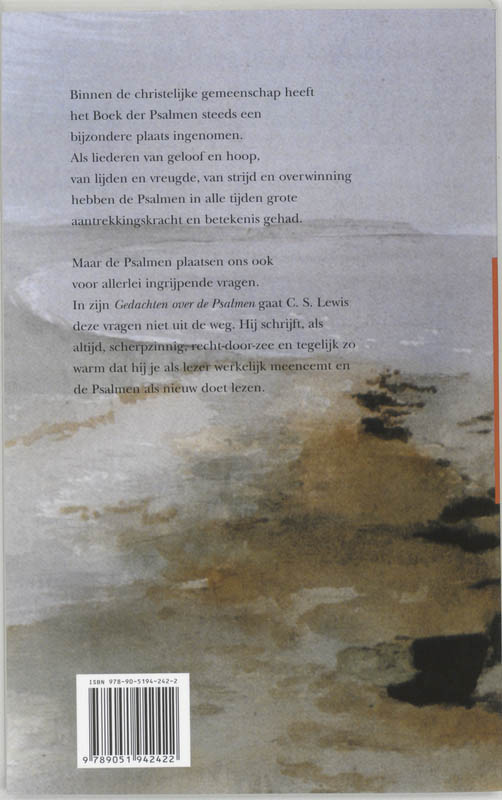 Achterkant van Gedachten over de Psalmen