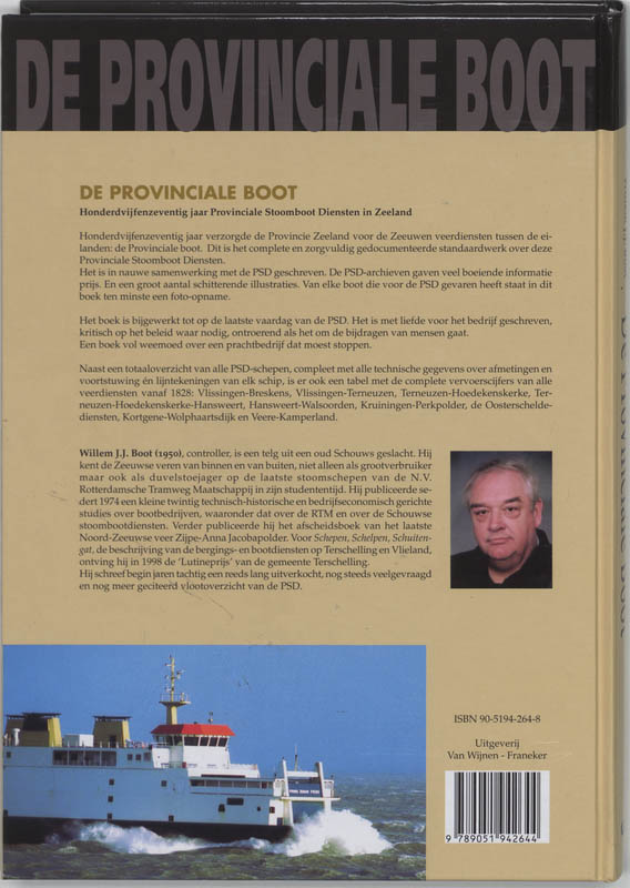 Achterkant van De Provinciale Boot