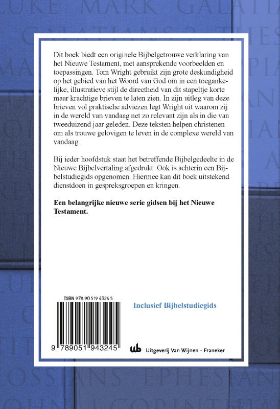 Achterkant van Algemene zendbrieven voor iedereen