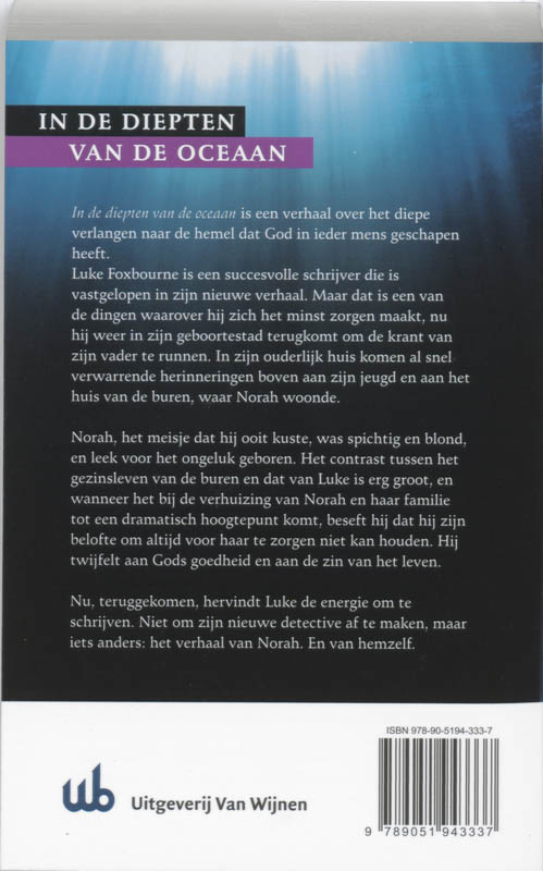 Achterkant van In de diepten van de oceaan