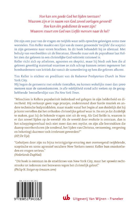 Achterkant van In alle redelijkheid