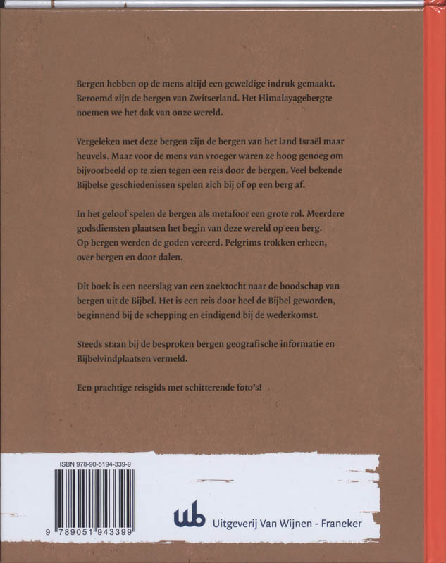 Achterkant van Rondom Jeruzalem zijn bergen