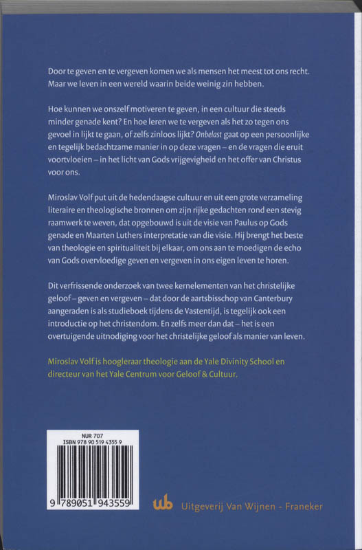 Achterkant van Onbelast