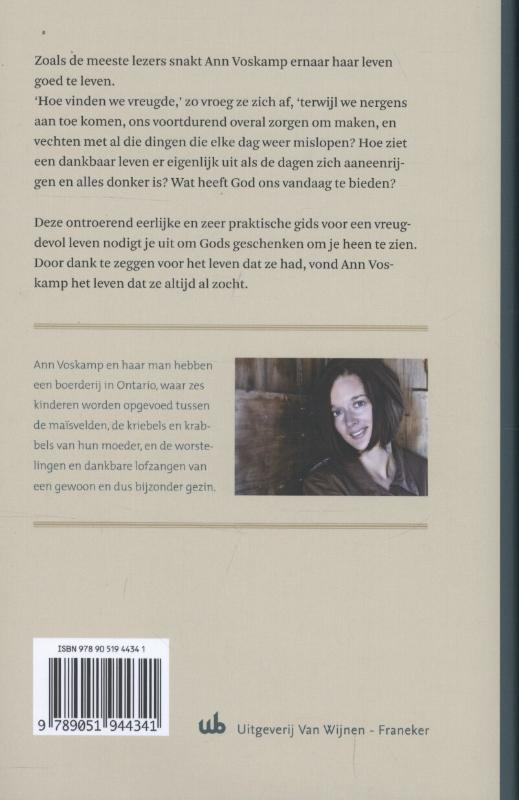 Achterkant van Duizendmaal dank