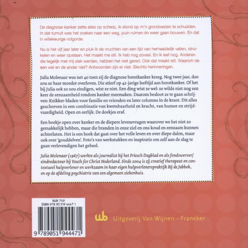 Achterkant van Zolang ik leef eet ik gebak