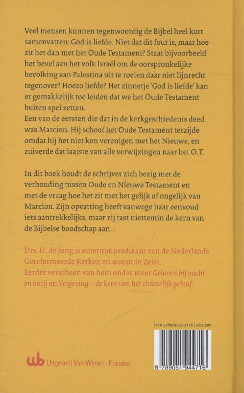 Achterkant van Een bijbel - twee testamenten