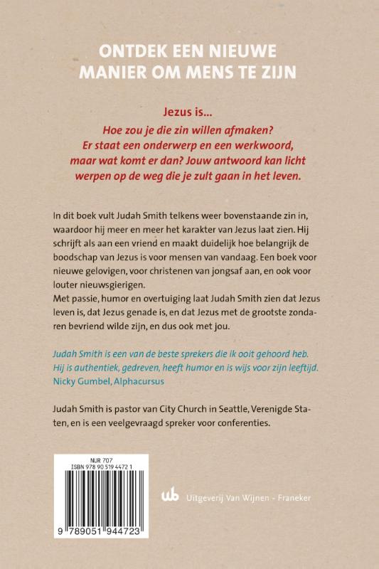 Achterkant van Jezus is...