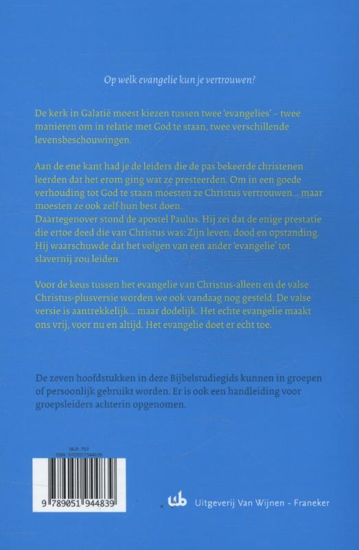 Achterkant van Galaten gespreksgids