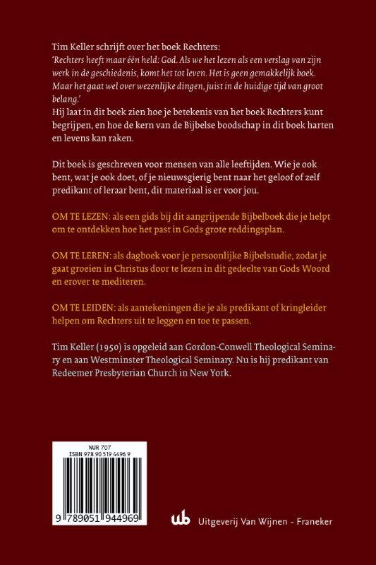 Achterkant van Rechters