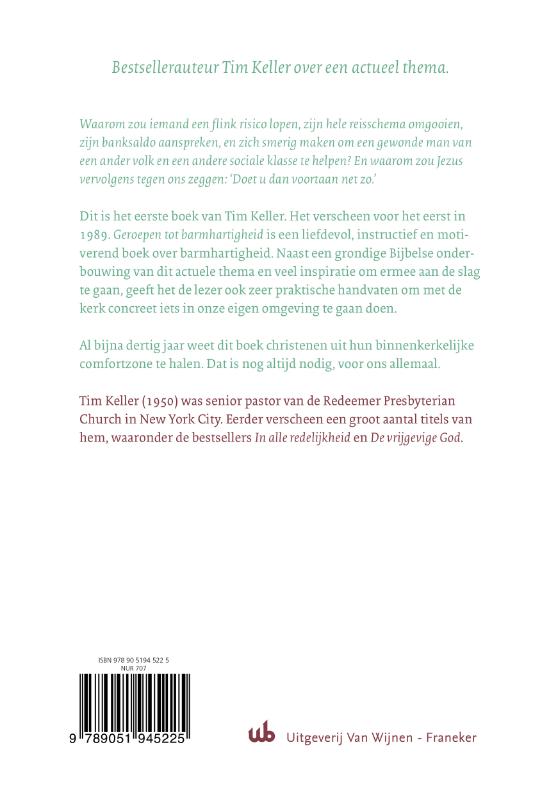 Achterkant van Geroepen tot barmhartigheid