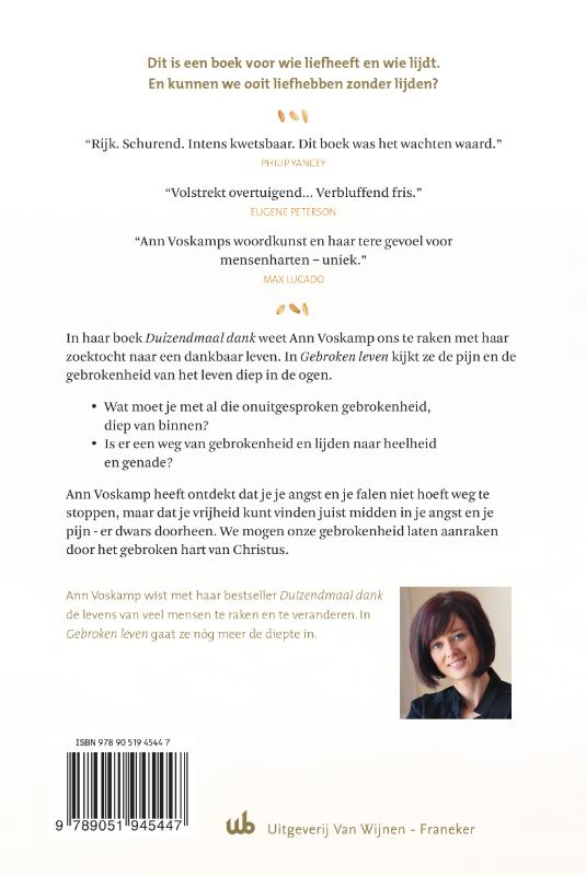 Achterkant van Gebroken leven