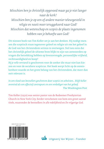 Achterkant van Bij je volle verstand