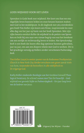 Achterkant van Spreukendagboek