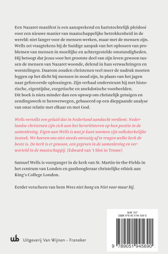 Achterkant van Een Nazaret-manifest