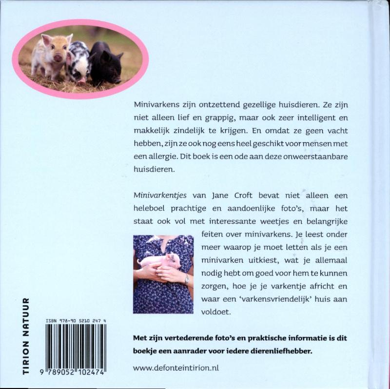 Achterkant van Minivarkentjes