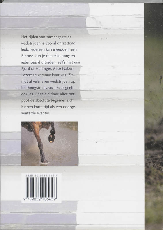 Achterkant van Basisboek Eventing