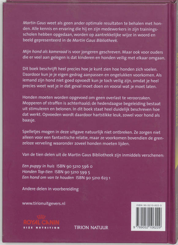 Achterkant van Mijn hond als kameraad