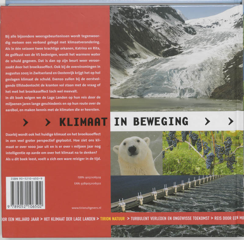 Achterkant van Klimaat in beweging
