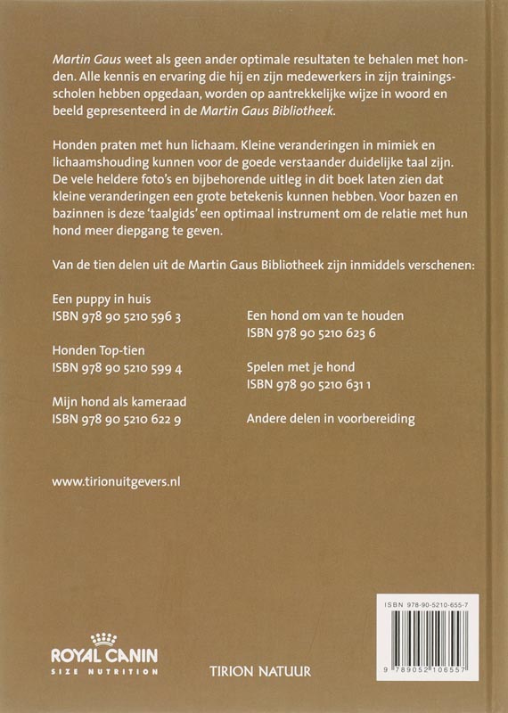 Achterkant van Hondentaal is lichaamstaal