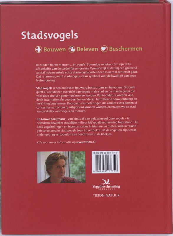 Achterkant van Stadsvogels