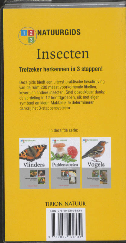 Achterkant van 1-2-3 Natuurgidsen Insecten