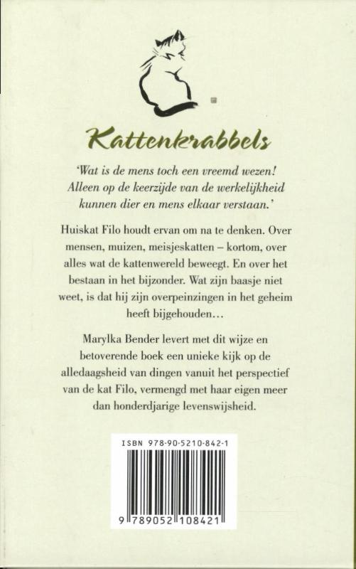 Achterkant van Kattenkrabbels