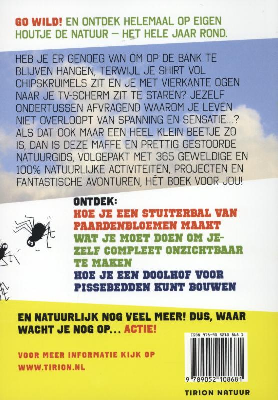 Achterkant van Actie! Natuur voor coole kikkers